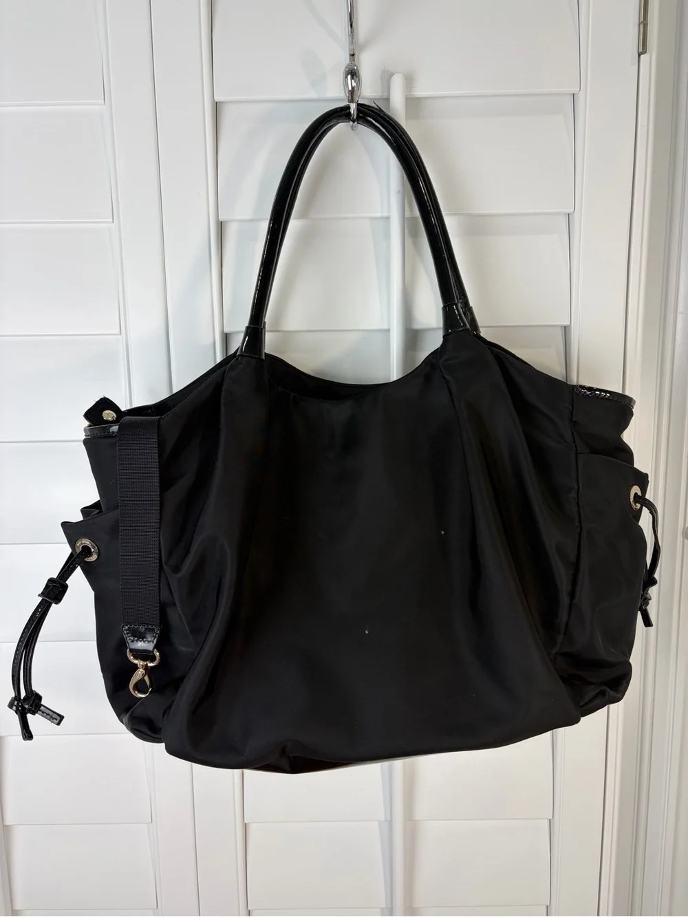 kate spade Black Nylon Diaper Tote Baby Bag